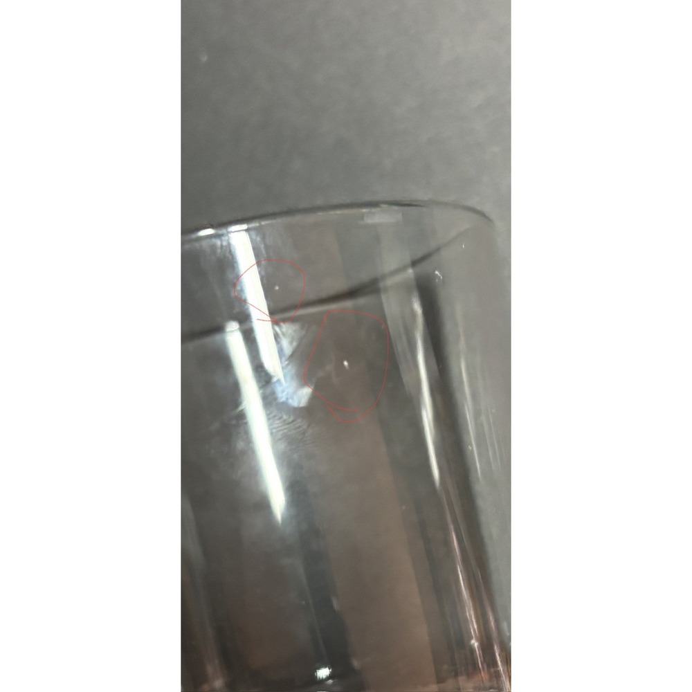 Crown‎ Royal Whisky Round Rocks Glasses Embossed Logo Set of 2 Made in Italy - Picture 6 of 6